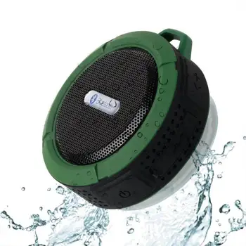 C6 Portable Bluetooth Speaker Lauko Siurbimo Garsas Garso Mobiliojo Telefono Automobilinį Žemų Dažnių Garsiakalbis Dušo Mažas Mini Atsparus Vandeniui Garsiakalbis