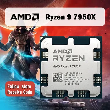 NAUJAS AMD Ryzen 9 7950X R9 7950X 16-Core, 32-Sriegis Desktop Procesorius 5NM L3=64M 100-000000514 Lizdas AM5 Naujas, Bet Be Ventiliatoriaus