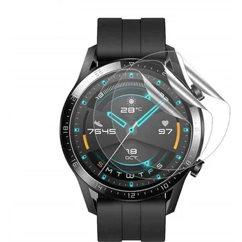 Minkštos TPU Hidrogelio Filmas Ne Stiklas Apsauginės, Skirtos Huawei Žiūrėti GT GT2 GT2e 46mm Screen Protector Smartwatch Apsaugos Priedai