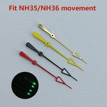Žiūrėti rankos NH35/NH36 rankose Žalios šviesos žiūrėti aksesuarai, laikrodžiai remonto įrankiai