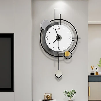 Modernaus Dizaino Sieninis Laikrodis Didelė Svetainė Minimalistinio Sieninis Laikrodis Neįprastas Elektroninių Orologio Da Parete Žaidimų Apdaila