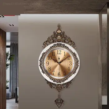 Polaris Įrašas Prabanga Europos Stiliaus Kambarį Ramioje Sieninis Laikrodis Mados Sienos Sūpynės Namo Žiūrėti Miegamasis Savitas Kvarcinis Laikrodis