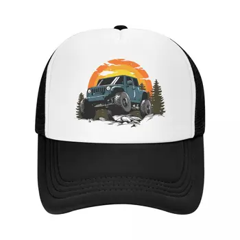 Custom Nuotykių Kelionės Išjungti Kelių Transporto Priemonių Beisbolo Kepuraitę Moterys Vyrai Reguliuojamas Sunkvežimio Vairuotojas Hat Streetwear