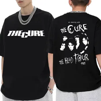 Britų Roko grupės The Cure Galvos Kelionių Grafinis Marškinėliai Vyrams, Moterims, Hip-Hop Retro Negabaritinių Marškinėliai Atsitiktinis O-Kaklo vyriški marškinėliai