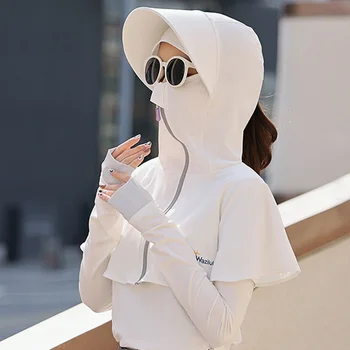 Moterų Saulės Skrybėlę Kaklo Apsauga Veido Padengti Skara Skara Skydelis Bžūp Vasaros Didelis Kraštų Dviračių Bžūp Lauko