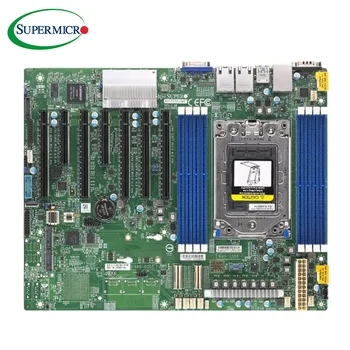 SUPERMICRO H12SSL-NT UŽ pagrindinėse plokštėse Vieną EPYC 7003/7002 Serijos procesorius DDR4-3200MHZ M. 2 SATA3 Išbandyta, Gerai bofore pristatymas