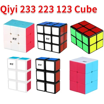 QiYi 123 223 233 Magija Greitis Kubo Profesinės Stickerless Qiyi 1x2x3 2x2x3 2x3x3 Cubo Magico Įspūdį Žaislai