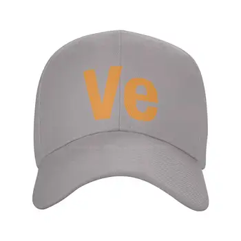 Veritaseum Aukščiausios Kokybės Logotipas Džinsinio audinio dangtelis Beisbolo kepurė Megzta kepurė