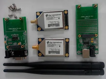 XTEND VB 1W Belaidžio Duomenų Perdavimo Modulis (Ver. 4) 64KM APM UAV RS232 + USB BaseBoard