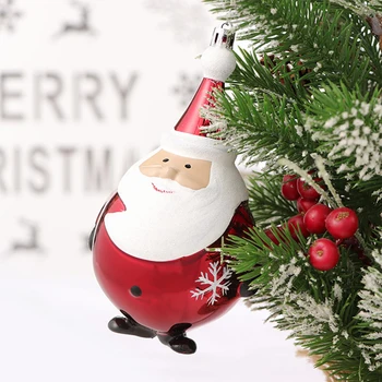 2VNT Kalėdų Kamuolys Kalėdų Eglutės Ornamentu Namuose Kalėdų Kabo Pakabukas Naujųjų Metų Šaliai, Dekoravimo, Dovanų Navidad
