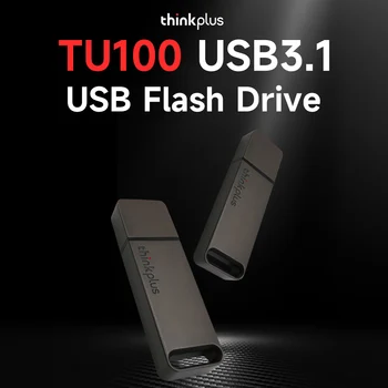 Lenovo thinkplus TU100 U Disko 256 GB/128 GB/64GB/32GB USB3.1 Gen1 Didelės spartos U Disko Nešiojamas USB Flash Drive, dilimui U Disko