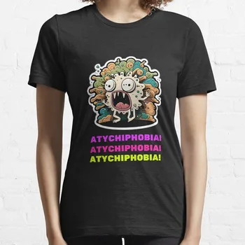 Drąsa Nugali Atychiphobia T-Shirt negabaritinių marškinėliai anime drabužiai