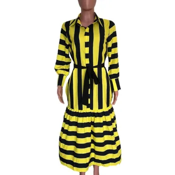 Afrikos Suknelės Moterims, Elegantiškas Poliesteris 2023 Afrikos ilgomis Rankovėmis V-kaklo, Musulmonų Mados Abaja Dashiki Chalatas Ilgas, Maxi Suknelė