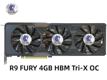 CCTING R9 FURY 4GB HBM Tri X OC vaizdo plokštė AMD Radeon Vaizdo Ekranas Kortos GPU Valdybos Stalinis Kompiuteris PUBG Žemėlapis Videocard