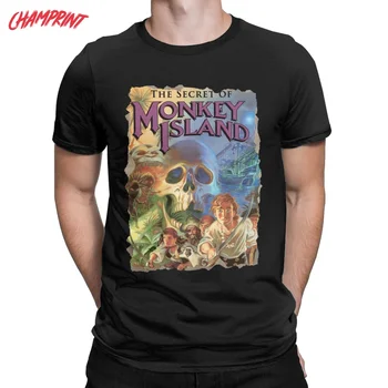 Kūrybos Secret Of Monkey Island T-Shirt Vyrai Įgulos Kaklo 100% Medvilnės T Marškinėliai trumpomis Rankovėmis Tees 6XL Drabužiai