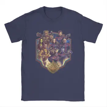Vyrai Disney Raketų Meškėnas T Marškinėliai 100% Šukuotinės Medvilnės Derliaus Trumpas Rankovės Įgulos Kaklo Tees Unikalus T-Shirt
