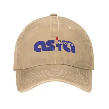 Astra Telekomunikacijų Logotipas Mados kokybės Džinsinio audinio kepurė Megzta kepurė Beisbolo kepuraitę