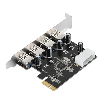 PCI Express 1x iki 16x Varomas Stove Kortelės Adapteris USB 3.0 PCI-E 1 Išorės 4 -GPU Stove Extender Kortelės Kasybos